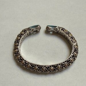 John Hardy Silver and Gold Accented Bracelet
